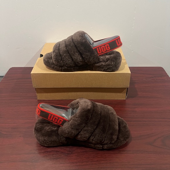 Ugg Fluff Yeah Slide, 1095119, Brown - Picture 4 of 12